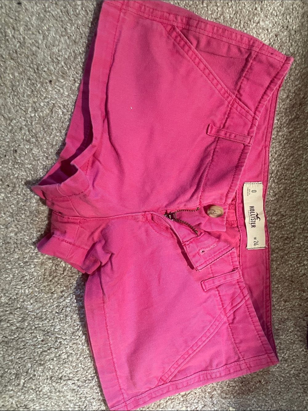 Hollister Hot Pink Women's Denim Jean Shorts